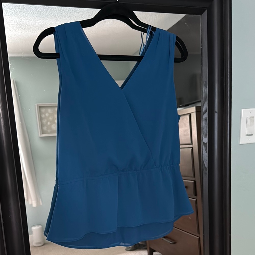 Banana Republic Blue Blouse Elegant Design